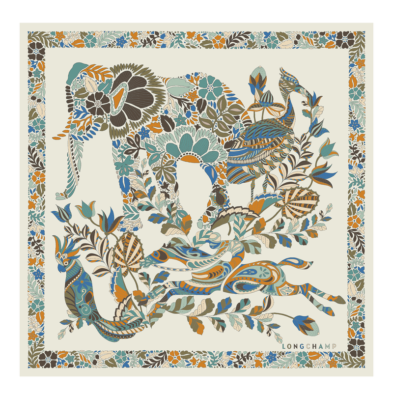 For&ecirc;t Longchamp Silk scarf 50
