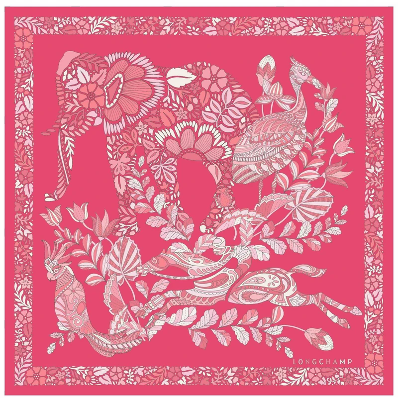 For&ecirc;t Longchamp Silk scarf 50