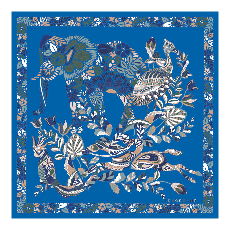 For&ecirc;t Longchamp Silk scarf 50