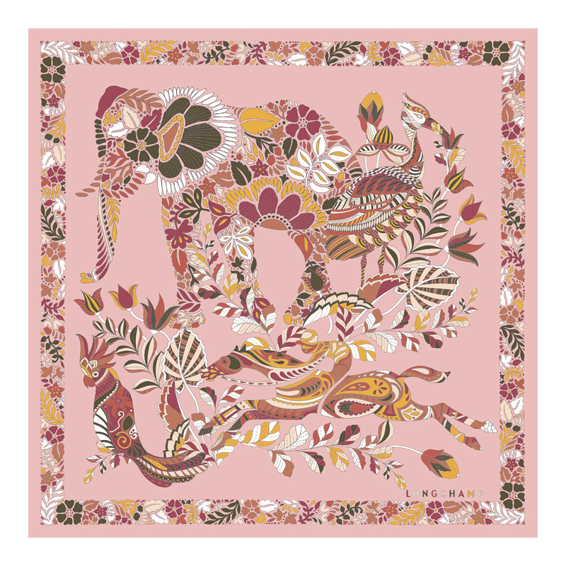 For&ecirc;t Longchamp Silk scarf 50
