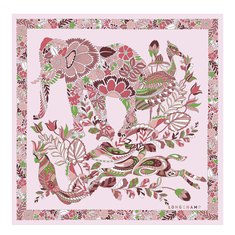 For&ecirc;t Longchamp Silk scarf 50
