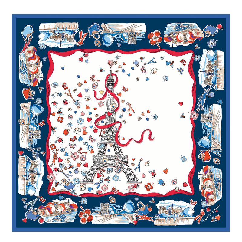 Equestrian Tower Silk scarf 50