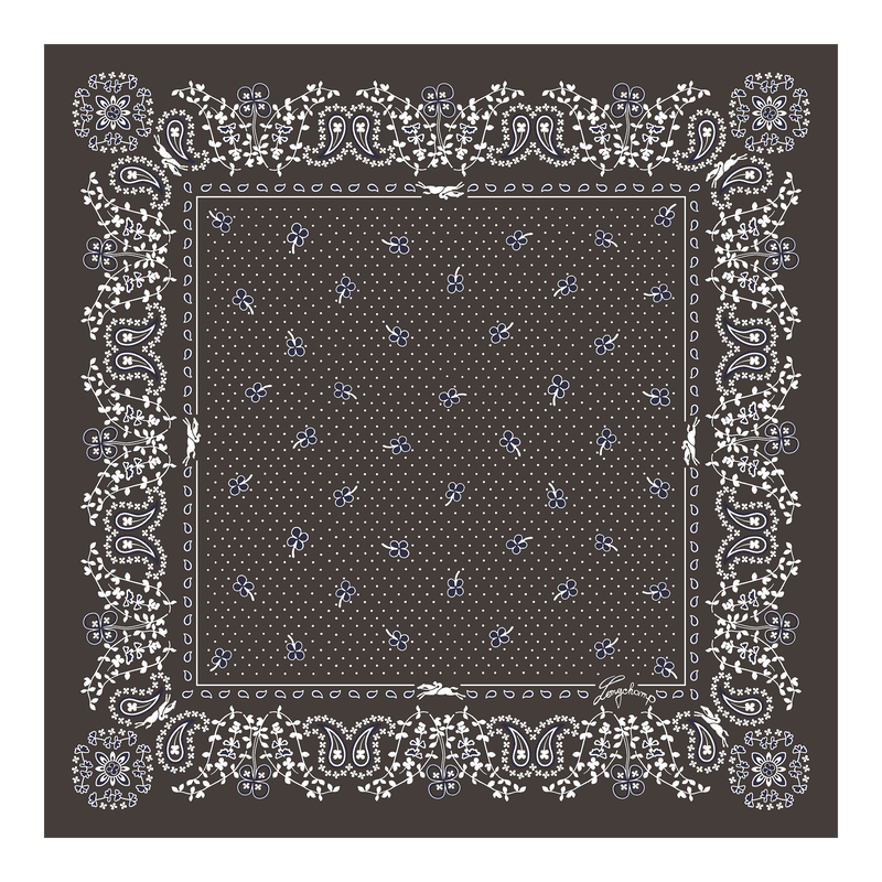 French Bandana Silk scarf 50