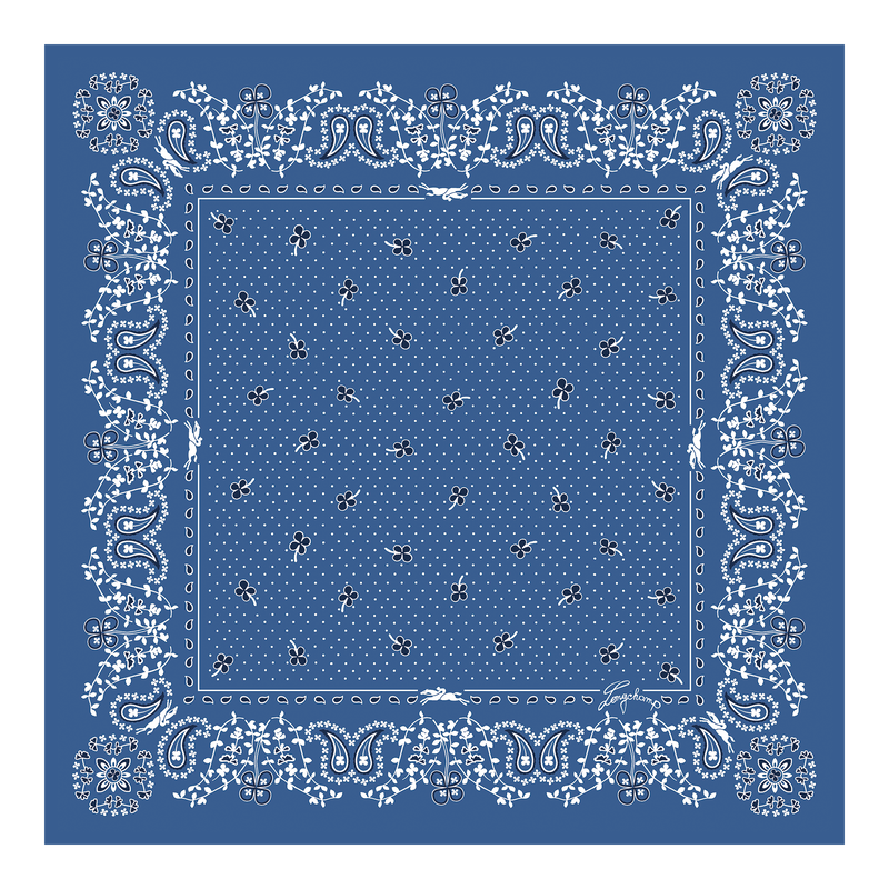 French Bandana Silk scarf 50