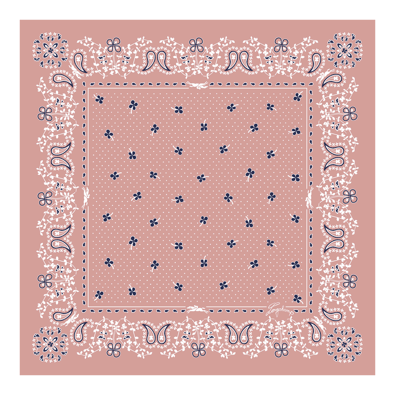 French Bandana Silk scarf 50