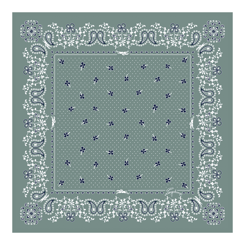 French Bandana Silk scarf 50