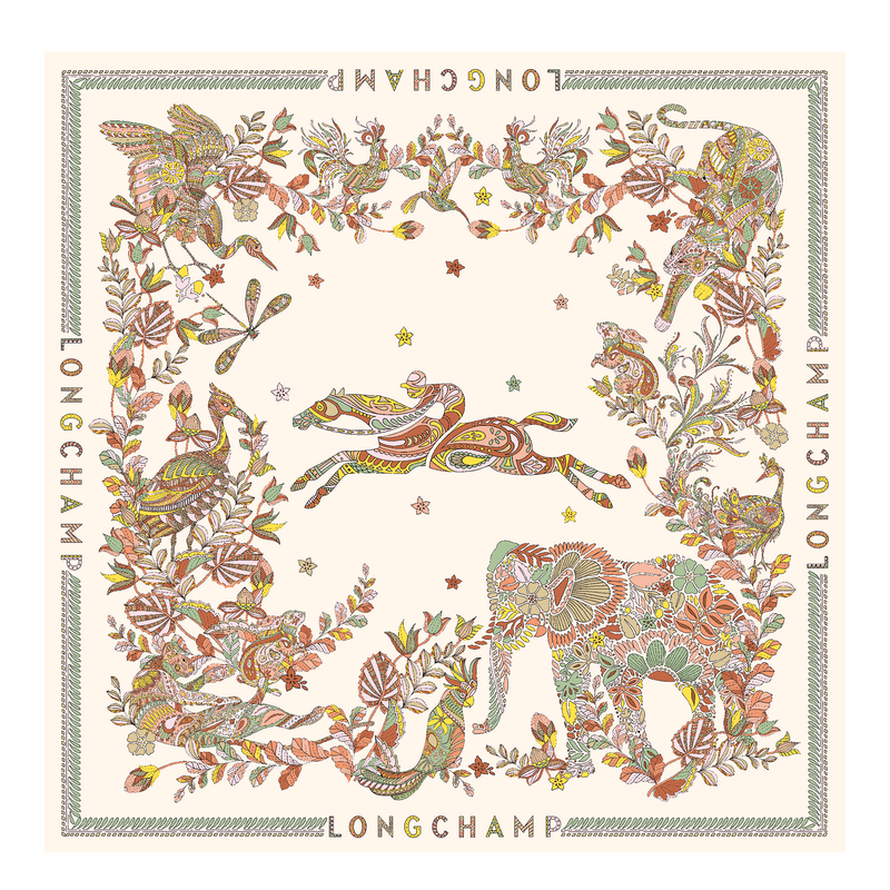 For&ecirc;t Longchamp Silk scarf 90