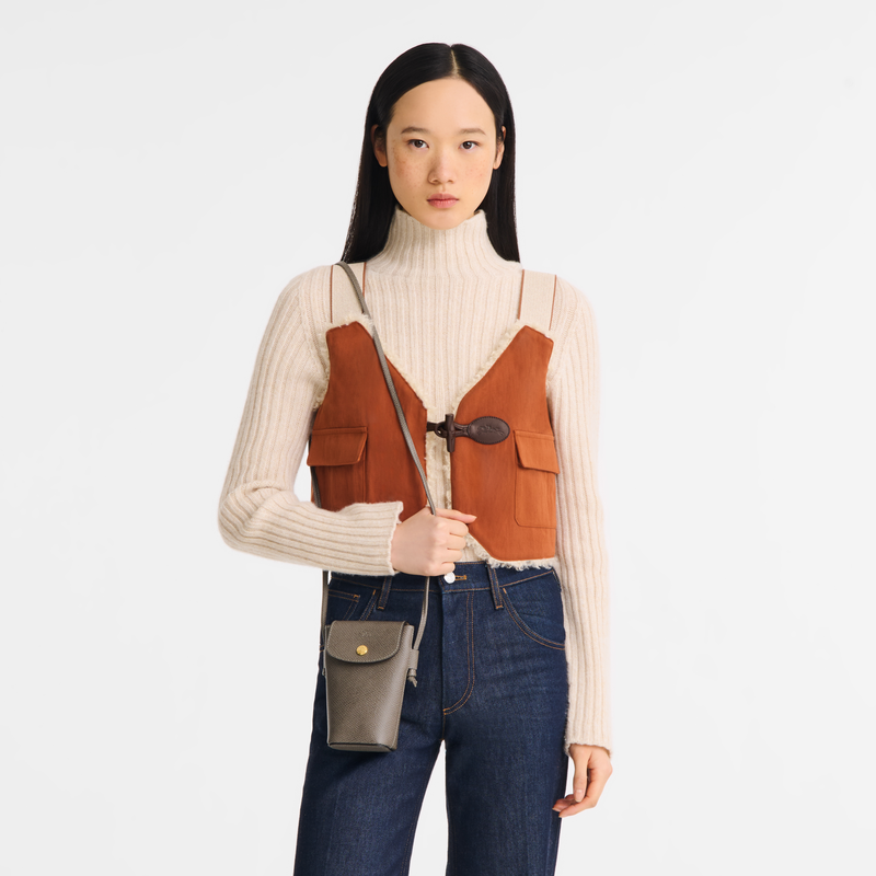&Eacute;pure Phone case with leather lace