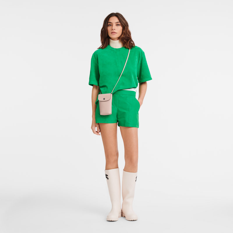 Le Pliage Xtra Phone case with leather lace